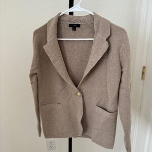 J.Crew Taupe Knit Blazer Size Small